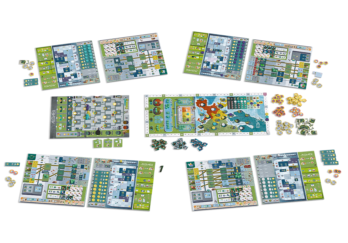 Esploso dell'articolo Algae Inc.