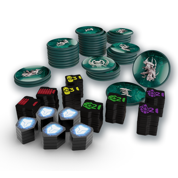 Esploso dell'articolo Nemesis Retaliation - Core Game Acrylic Set