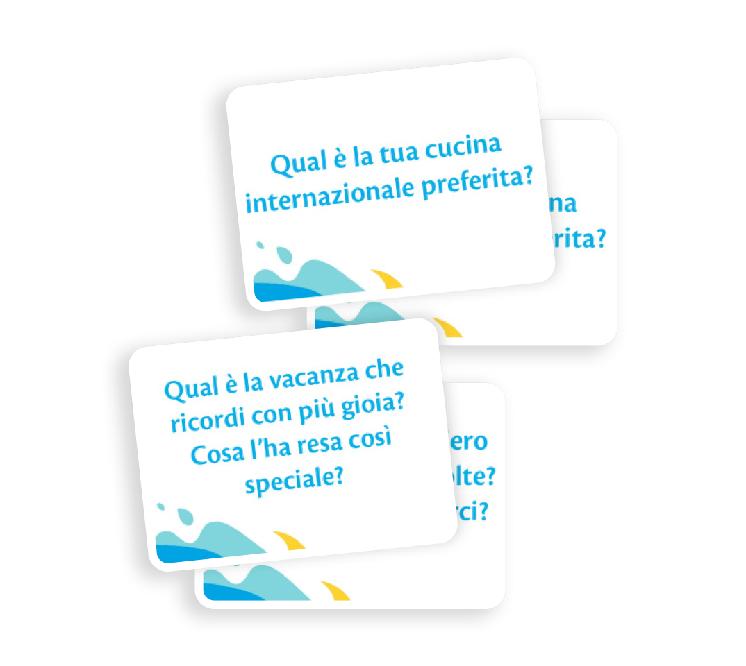 Esploso dell'articolo Let's Chat - Storie di Viaggi