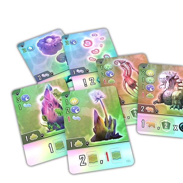Esploso dell'articolo Entropy - Carte Promo Forma di Vita Luminescente